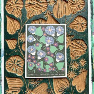 Birth Month Flowers: September Greeting Card