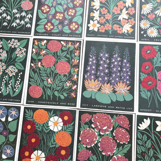 Birth Month Flowers: November Greeting Card