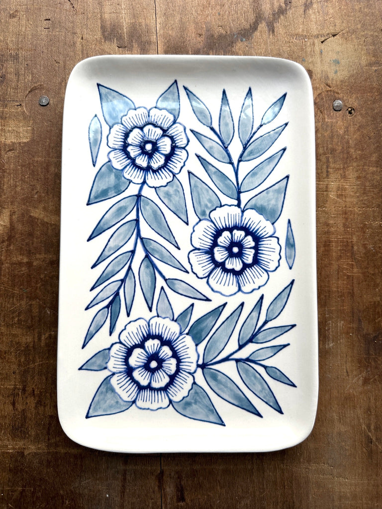 Hand Painted Ceramic Tray - No. 5147