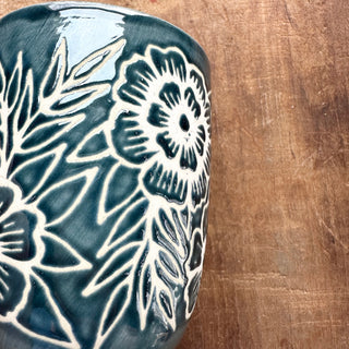 Hand Painted Ceramic Mug - No. 5154