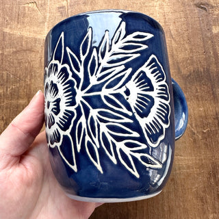 Hand Painted Ceramic Mug - No. 5156