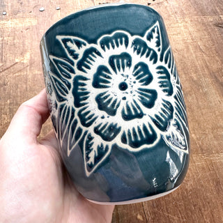 Hand Painted Ceramic Mug - No. 5157