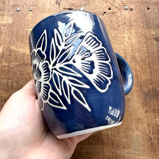 Hand Painted Ceramic Mug - No. 5158