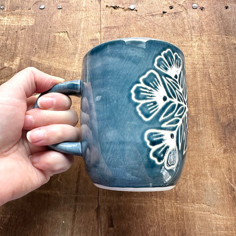 Hand Painted Ceramic Mug - No. 5161