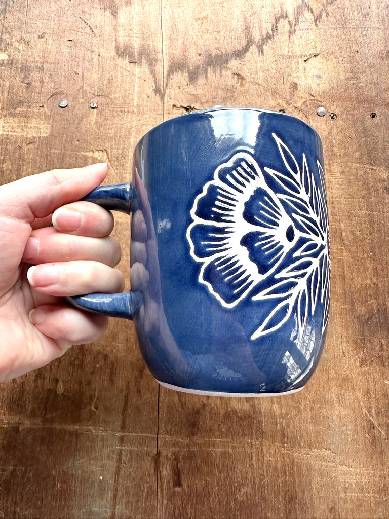 Hand Painted Ceramic Mug - No. 5162