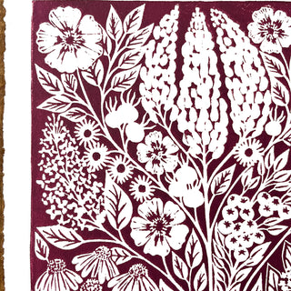 Hand Block Printed Art Print - No. 633