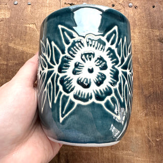 Hand Painted Ceramic Mug - No. 5163