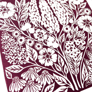 Hand Block Printed Art Print - No. 633