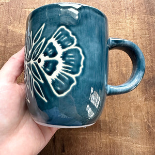 Hand Painted Ceramic Mug - No. 5163