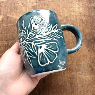 Hand Painted Ceramic Mug - No. 5164