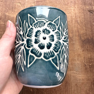 Hand Painted Ceramic Mug - No. 5164