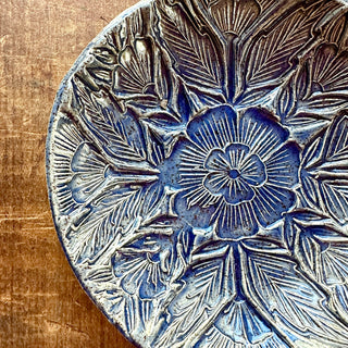 Block Printed Bowl - No. 5472