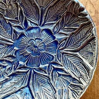 Block Printed Bowl - No. 5472