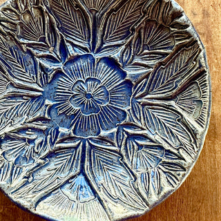 Block Printed Bowl - No. 5472