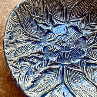 Block Printed Bowl - No. 5472