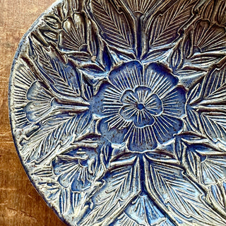 Block Printed Bowl - No. 5472