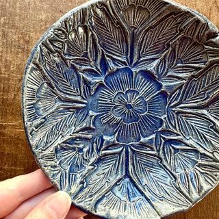 Block Printed Bowl - No. 5472