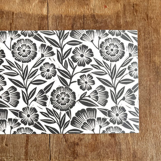 Block Floral Postcard