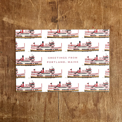 Greetings From Portland, Maine Postcard