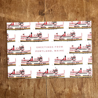Greetings From Portland, Maine Postcard
