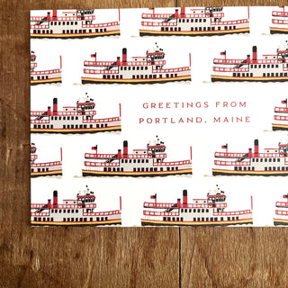 Greetings From Portland, Maine Postcard