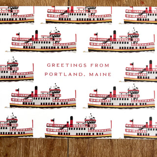 Greetings From Portland, Maine Postcard