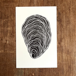 Oyster Shell Postcard