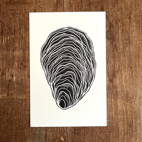 Oyster Shell Postcard