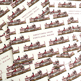 Greetings From Portland, Maine Postcard