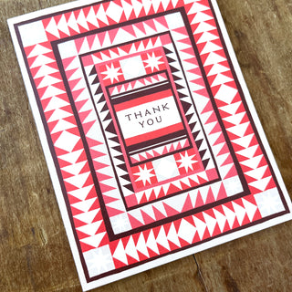 "Thank You" Greeting Card