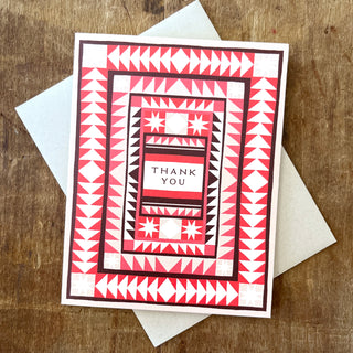 "Thank You" Greeting Card