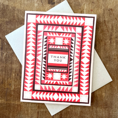"Thank You" Greeting Card