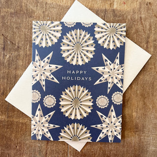"Happy Holidays," Greeting Card