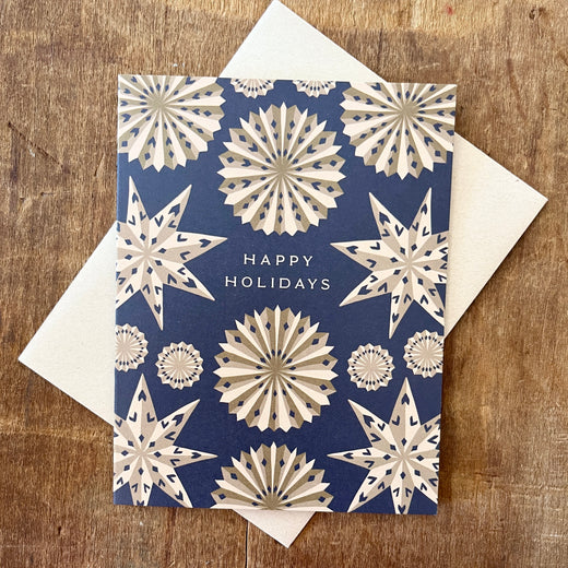 "Happy Holidays," Greeting Card