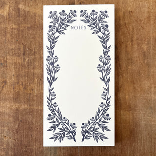 Navy Echinacea Market Pad, Magnetic