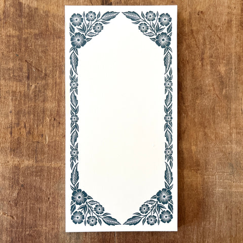 Teal Border Market Pad