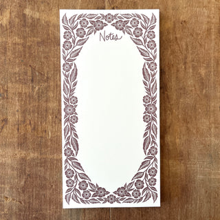 Floral Border Market Pad