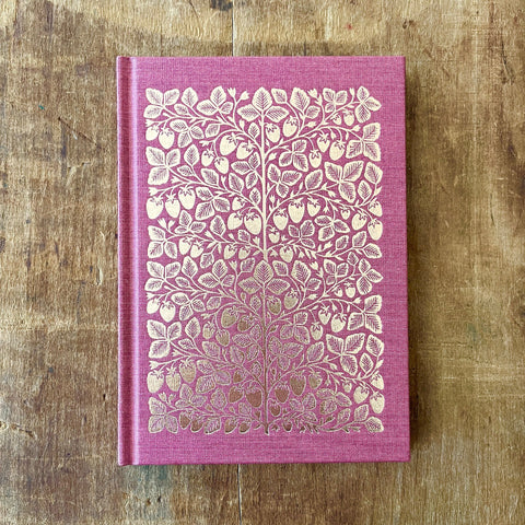 Foil Stamped Linen Journal: Soft Burgundy