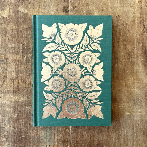 Foil Stamped Linen Journal: Jewel Green