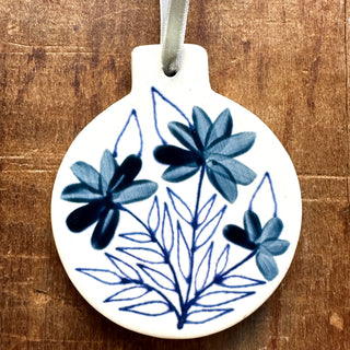 Hand-Painted Ceramic Ornament - No. 5544