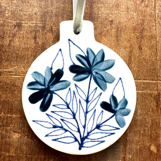 Hand-Painted Ceramic Ornament - No. 5544