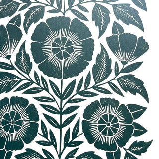 Hand Block Printed Art Print - No. 5791