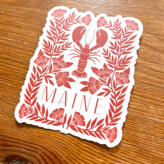 Maine Lobster Sticker