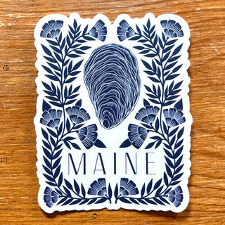 Maine Oyster Sticker