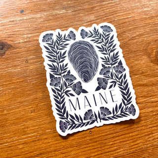 Maine Oyster Sticker