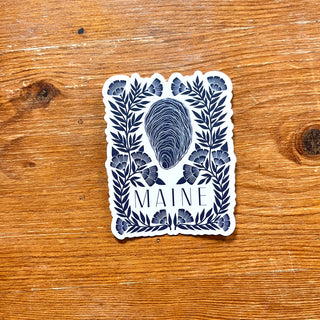 Maine Oyster Sticker