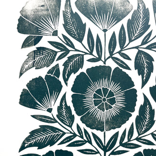 SECONDS : Hand Block Printed Art Print - No. 5803