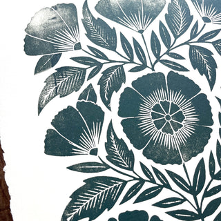 SECONDS : Hand Block Printed Art Print - No. 5803