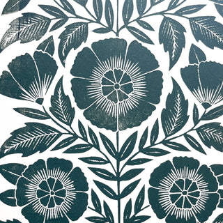 SECONDS : Hand Block Printed Art Print - No. 5803