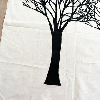 Original Trees Linocut on Fabric - 9